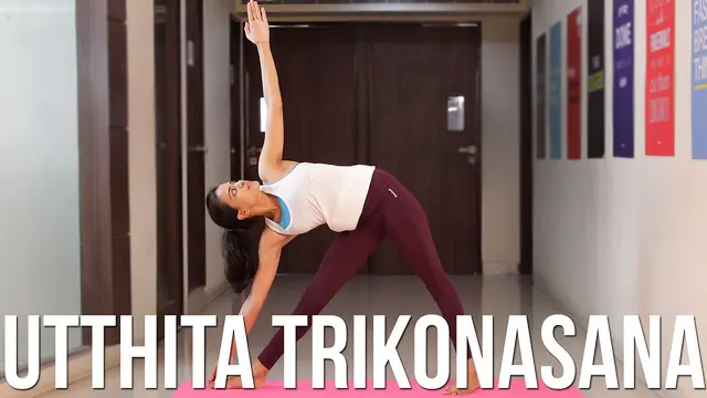Triangle pose