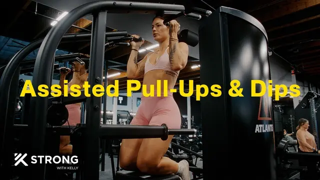 HOW TO ASSISTED PULL UP AND ASSISTED DIP | Coach Kelly Cues