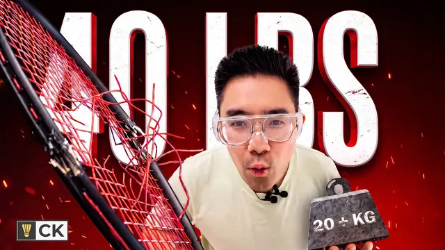 I Strung A Badminton Racket At 40+lbs (20kg) String Tension - DON'T DO IT 🥶
