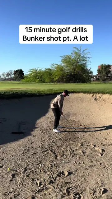 Master the Bunker Shot with 15 Minute Golf Drills - TikTok
