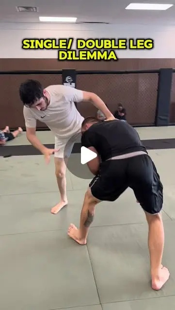 Double Leg Dilemma. #jiujitsu #takedown #wrestling #technique