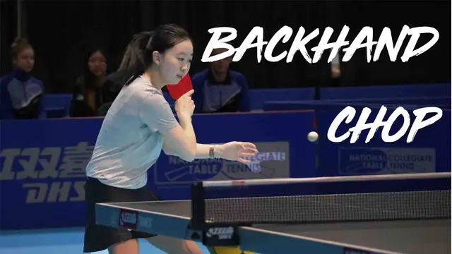 Backhand Chopping Placing Drill | Table Tennis Tutorial