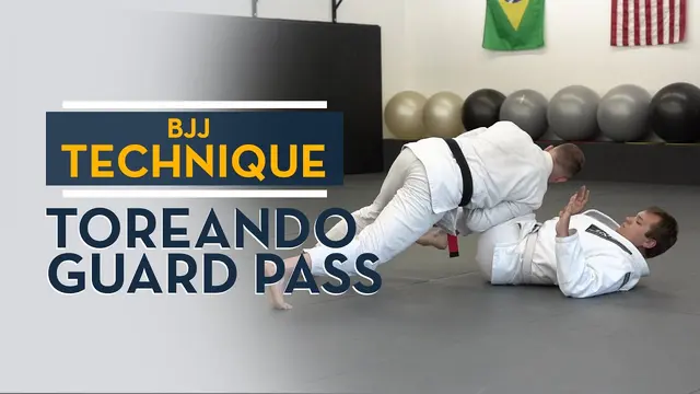 Toreando Pass BJJ Guard Pass