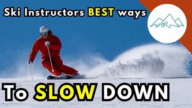 You Won't Believe How Easy it is to Slow Down on Skis | 3 Best tips how to slow down whilst skiing
