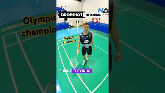 How to Drop Shot like a Pro 💯🏸 with Viktor Axelsen 🔥#badminton #axelsen #caulong #bulutangkis