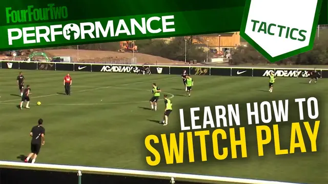 Learn how to switch play | Football training drills | Tactics