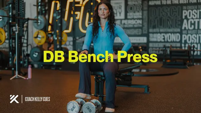 HOW TO DUMBBELL BENCH PRESS | Coach Kelly Cues
