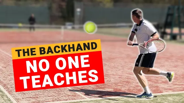 One Handed Backhand in Open Stance | Tennis Technique & Strategy Guide
