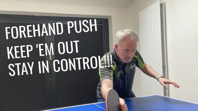 Basic Strokes - Forehand Push