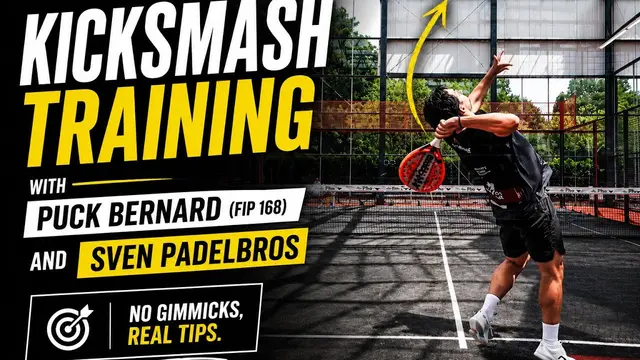 Kicksmash training with Puck Bernard (FIP 164) and Sven (Mr Padelbros) *Dutch spoken*