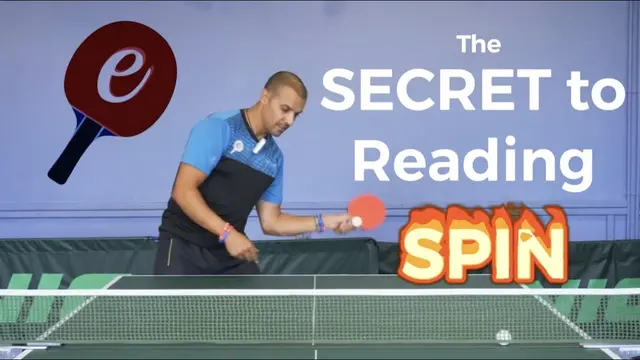 How to Read Table Tennis Spin Part 1 - eBaTT tutorial