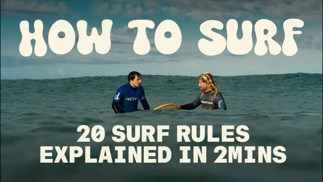 Surf Etiquette and 20 Surf Rules Explained in 2 minutes | How To Surf