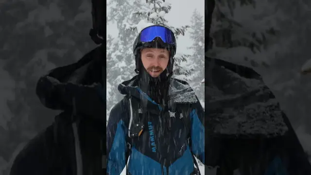 How to Pole Plant while Powder Skiing | #shorts