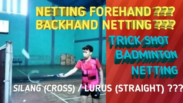 BADMINTON DECEPTION SHOTS - Confusing Netting (English Subtitles)