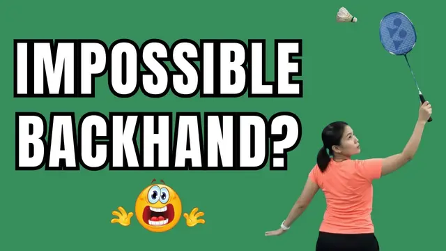 How to Hit a Backhand Smash in Badminton | Step-by-Step Tutorial