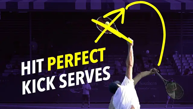 The Secrets of a Perfect Kick Serve #tennisserve #kickserve
