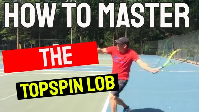 Tennis Lesson: Topspin Lob Technique 🔥🔥🔥