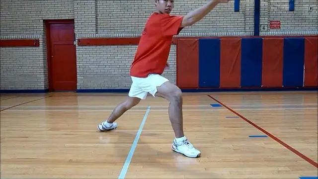 Badminton Footwork by Jimmy Lin, Part 2A: Front Court Forehand