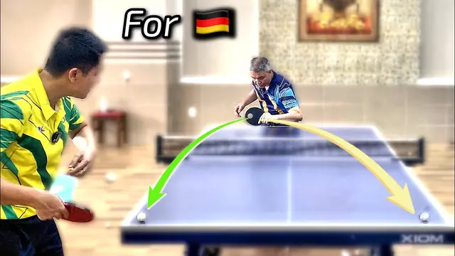 How to do Forehand Push with Long Pimples | Tutorial for German 🇩🇪