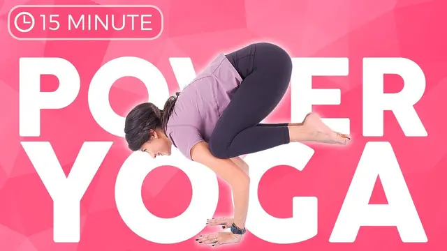 15 minute Intermediate Power Yoga | Arm Balances: Crow & Side Crow