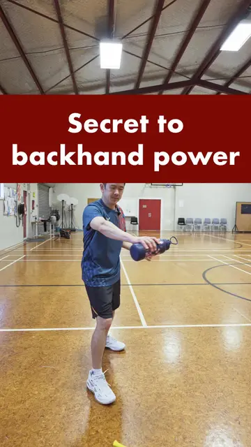 Master Your Badminton Backhand with Water Bottle Technique