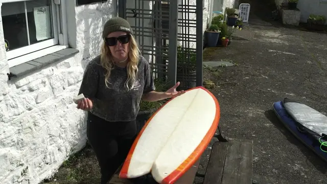 How to wax a surfboard with Rad Wax