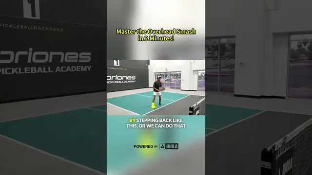 The Overhead Smash That Actually Wins Points #pickleball #technique