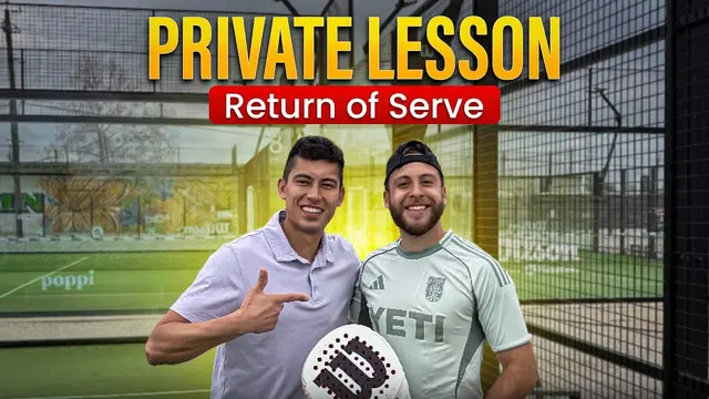 Return of Serve in Padel: Private Lesson (Stop Giving Free Points)