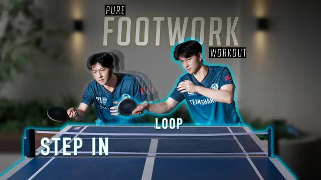 3-Min Table Tennis Footwork Workout: Receive & Loop