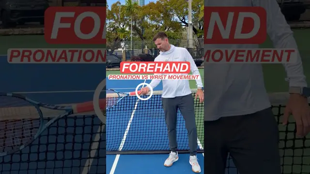Do NOT Snap or Roll Your Wrist to Get Forehand Topspin