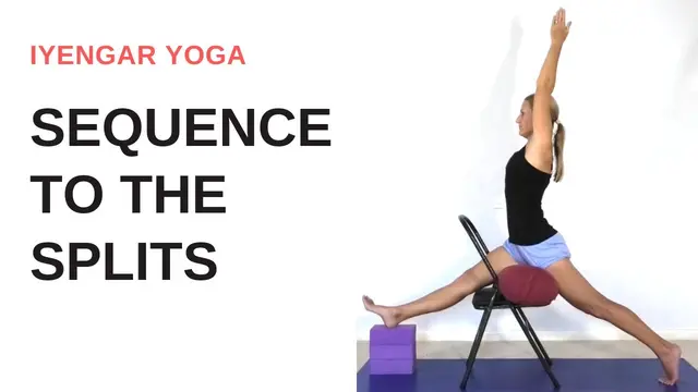 Sequence to THE SPLITS step by step (Hanumanasana) | Iyengar Yoga
