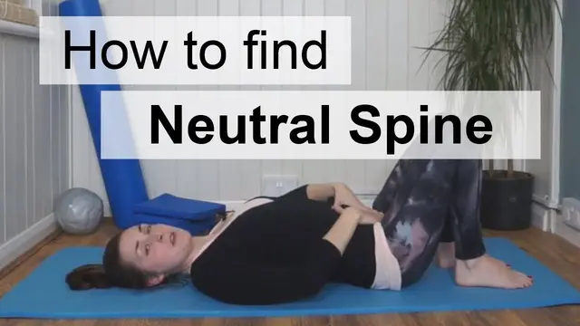 Principles of Pilates - finding Neutral Spine