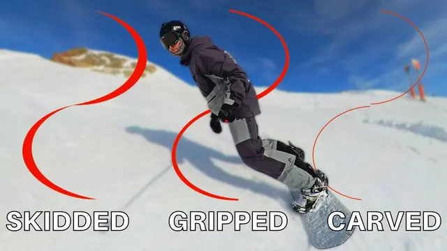 SKIDDED GRIPPED OR CARVED TURNS?