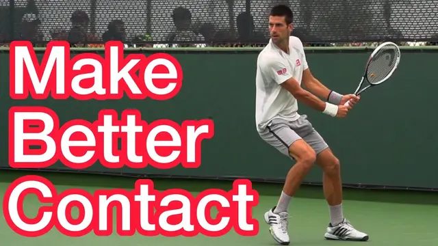 Two Handed Backhand Tip For Better Contact (Tennis Technique Explained)