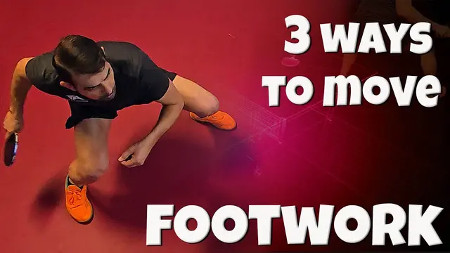 🏓3 Types Table Tennis Footwork Moves to Dominate Every Game! |Beginners🤖 #training #lessons