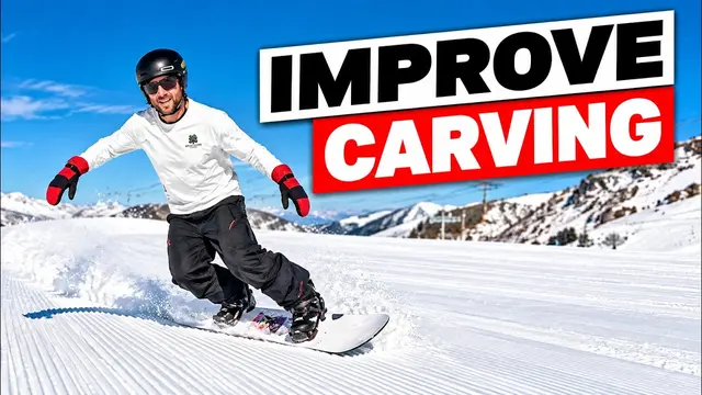 Instantly Improve Your Snowboard Carving Turns