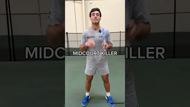 Forehand reset like this! #pickleballtips #pickleball
