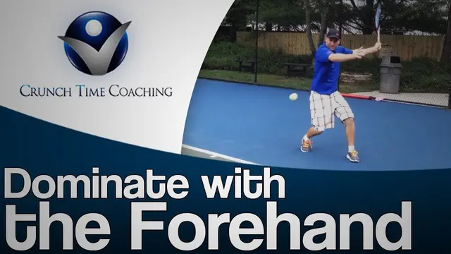 forehand tennis lesson: Groundstroke and Approach Shot
