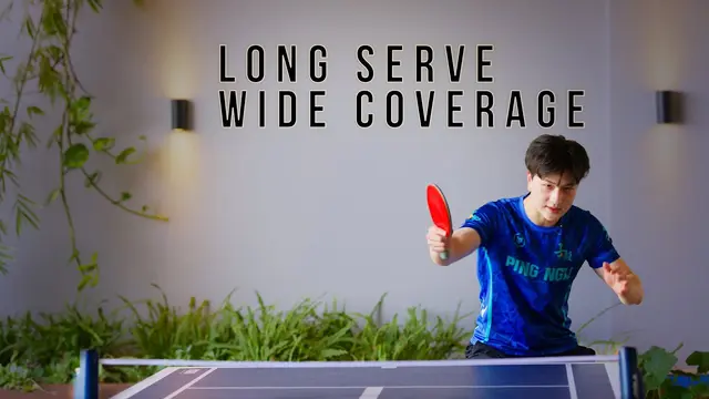 Table Tennis Footwork Home Workout: Long Serve to the Backhand (3 Minutes)