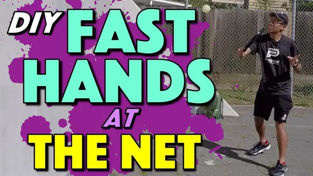 Fast Hands At The Net | Pickleball Volley Wall Drill