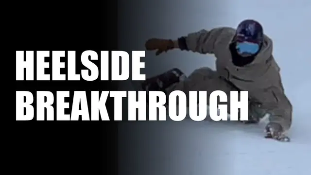 Stop Struggling With Heelside Carving: 3 Steps to Master the "Lean First" Technique