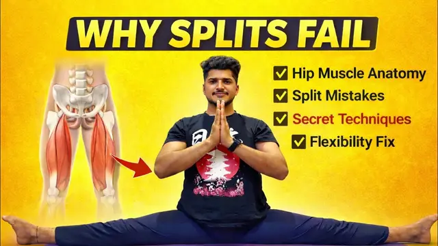 Why Your Splits Are Not Improving | Yoga Anatomy Explained