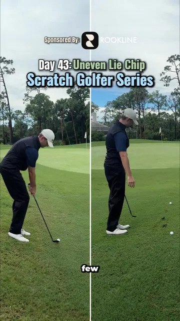 Scratch Golfer Series Day 43 - Chipping From Uneven Lies - TikTok