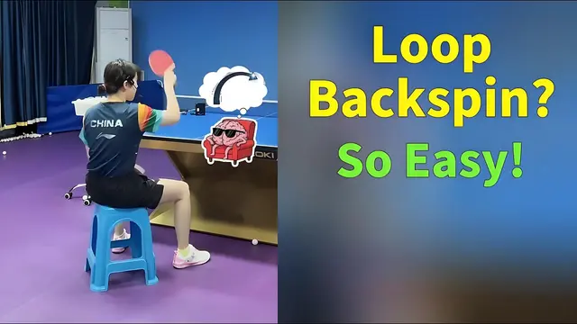 The Stool Trick: 3 Simple Fixes for Your Forehand Loop Against Backspin