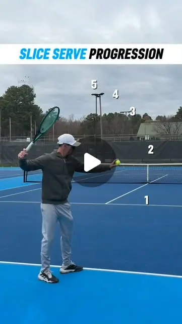 One of the best ways to practice the slice serve. Follow for more ...