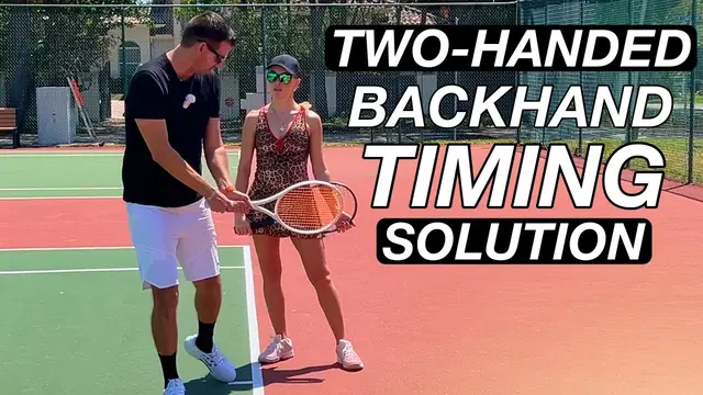 Two-Handed Backhand 3-Step Timing Progression with Anna