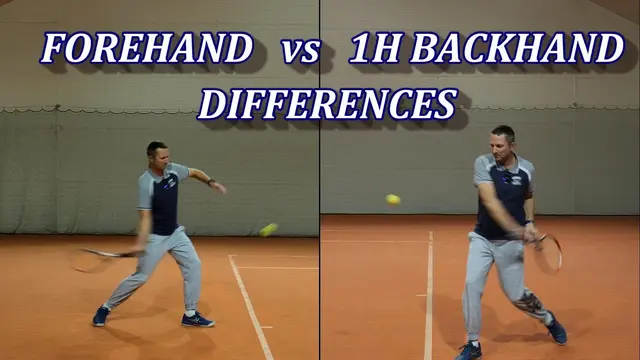 5 Key Differences Between The Forehand And One-Handed Backhand Tennis Strokes