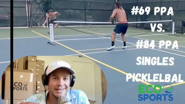 PPA Pros #69 vs #84 Professional Pickleball Singles Practice Match - Troy Akin vs. Ernesto Russo