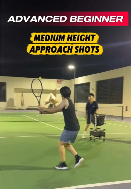 Approach Shot Drills for Advanced Beginners (Tennis Tips)