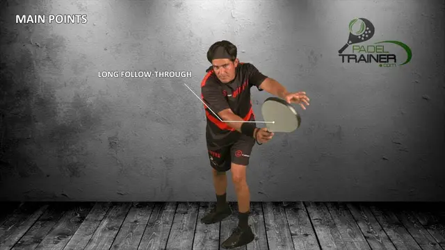 PADEL TRAINER - Forehand and variations